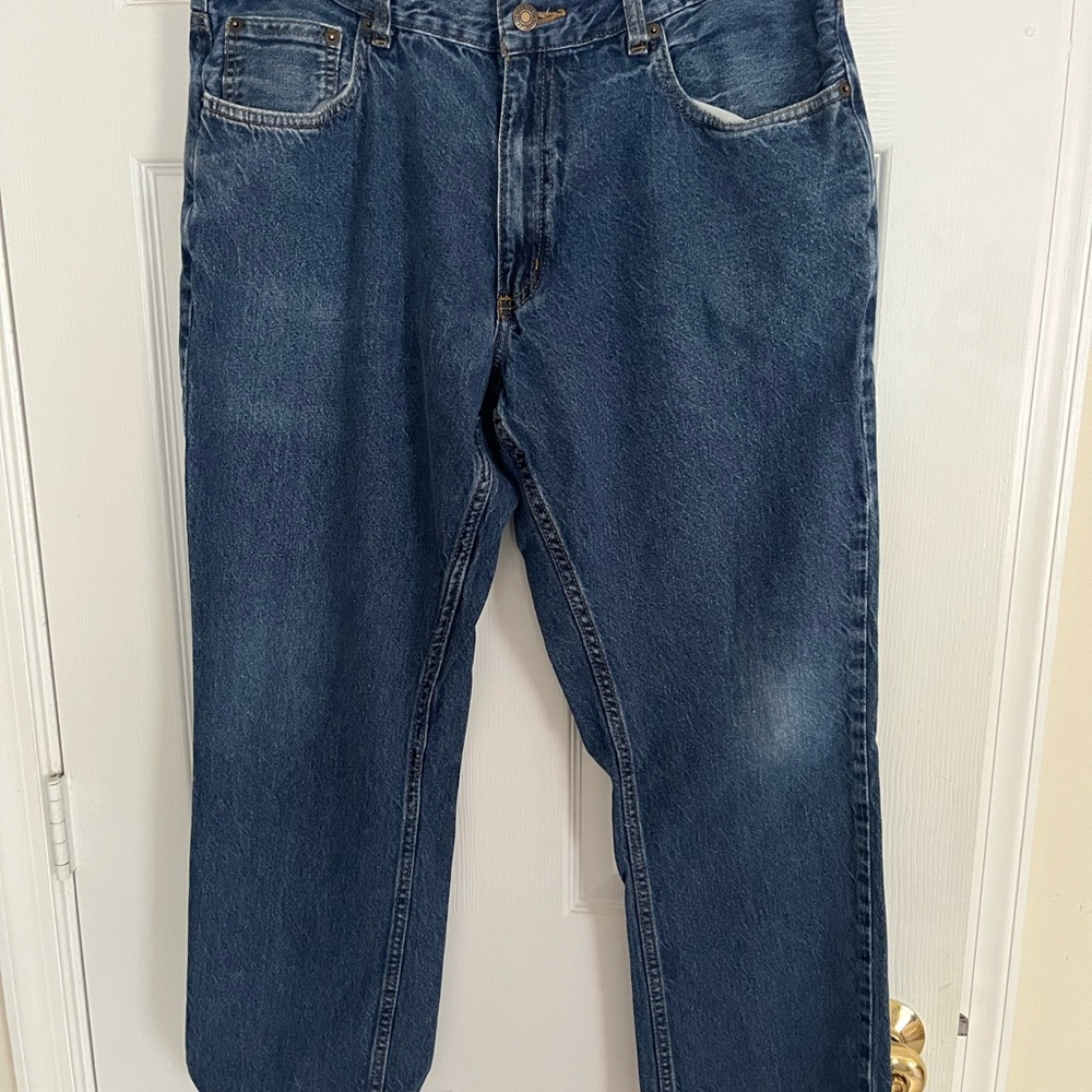 Sears Blue Relaxed Jeans with Classic Denim Texture